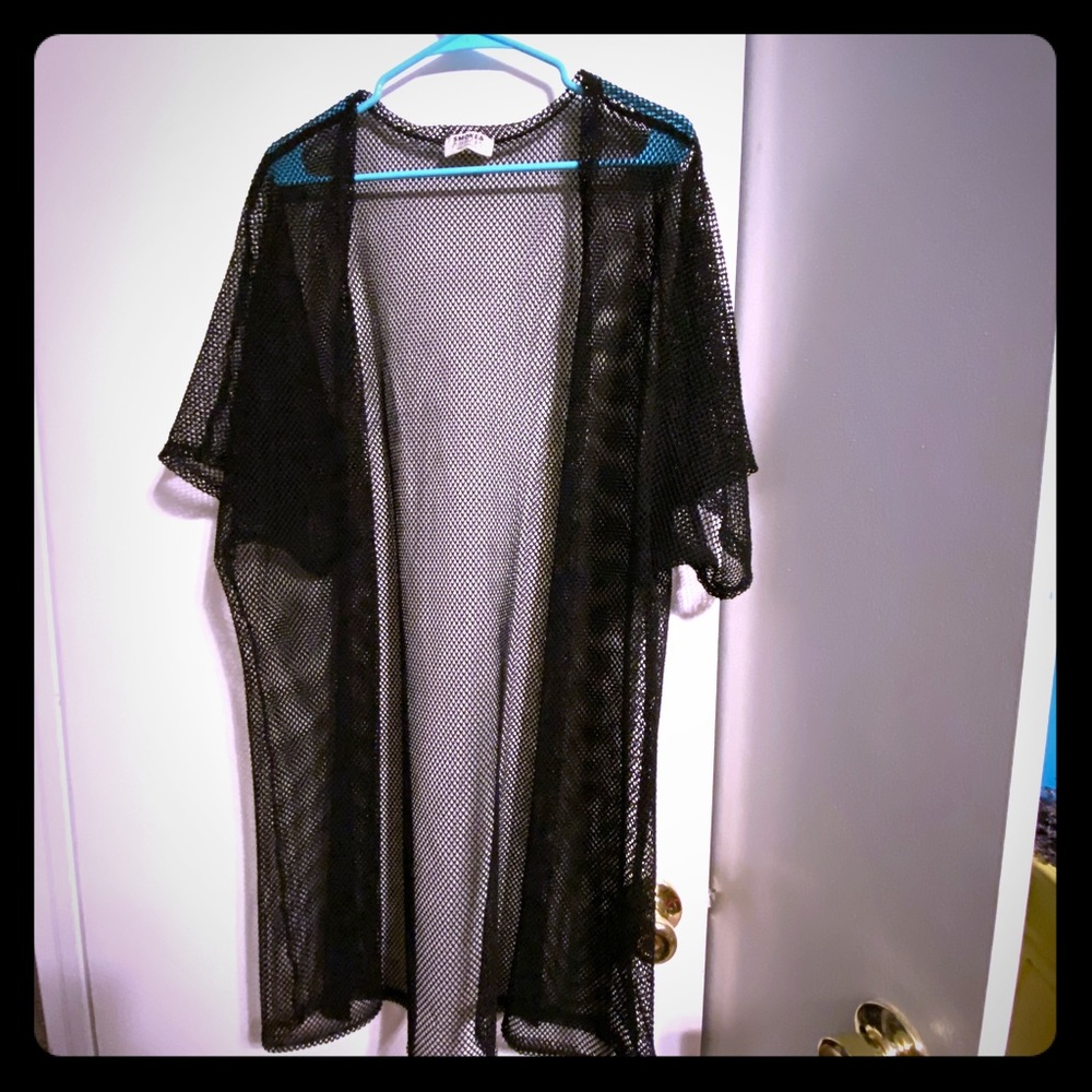 Fishnet Swim Coverup